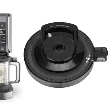 Imagem de Linkidea Substituição da tampa do liquidificador, compatível com componentes Ninja para modelo NC501 preto