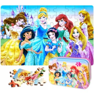 Imagem de Quebra-cabeças para crianças de 60 peças de dinossauro de 4 a 6 anos com caixa