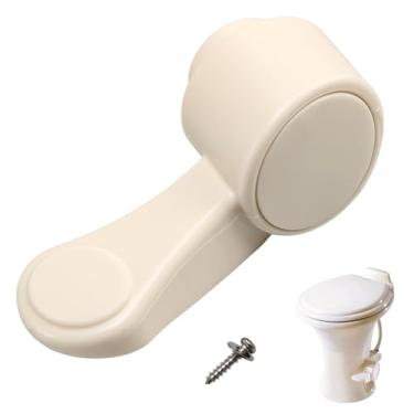 Imagem de KPALAG Pedal de vaso sanitário RV com tampa de pedal, pedal de descarga de vaso sanitário RV compatível com Dometic 300 310 311 320 321 vaso sanitário com descarga por gravidade, moldagem por injeção