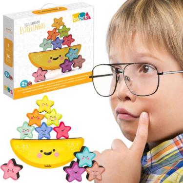 Imagem de Equilibrando Estrelinhas Brinquedo Educativo e Pedagógico - Babebi
