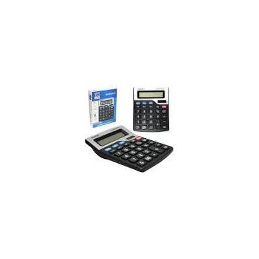 Imagem de Calculadora eletronica 12 digitos a pilha / solar 19,4x15,3cm - XH COM