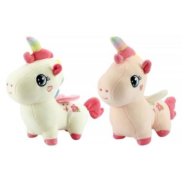 Imagem de Pelúcia Unicórnio com Asas Cor diversa R3394 - BBR Toys