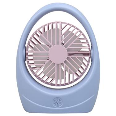 Imagem de Ventilador de carregamento USB de mesa, mini ventiladores pessoais ajustáveis de ângulo mudo, refrigerador de ar, dormitório de estudante, ventilador elétrico de escritório em casa