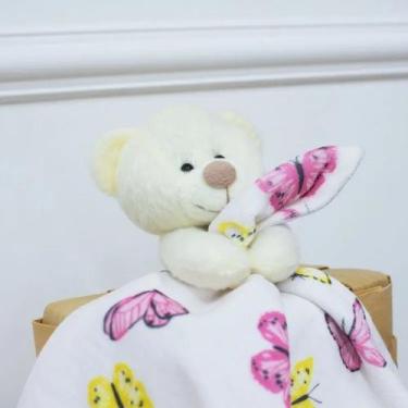 Imagem de Naninha premium borboletas coloridas coleção aconchego - Troquinha Bab