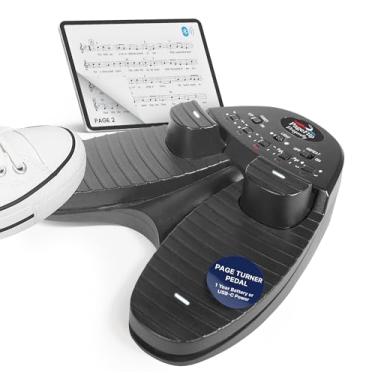 Imagem de PageFlip Dragonfly V4 Bluetooth Page Turner Pedal – Pedal silencioso de 4 pedais para iPad, Android e PC – Controle de partituras mãos-livres – Funciona com forScore, OnSong, MobileSheets e mais de