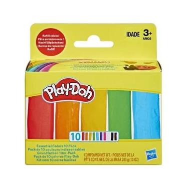 Imagem de Massinha Play Doh Kit c/ 10 Cores Basicas Hasbro F9817