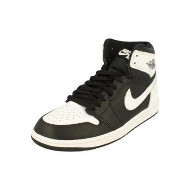 Imagem de NIKE Tênis masculino Air Jordan 1 Retro High Og tamanho 39 preto/branco e branco