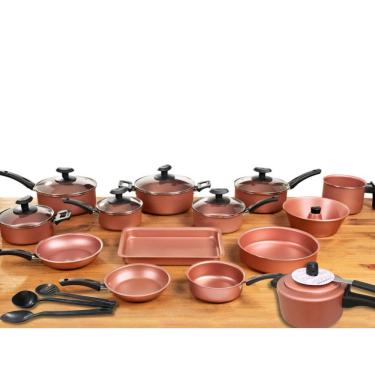 Imagem de Conjunto Panelas 17 Pc Antiaderente com Panela Pressão