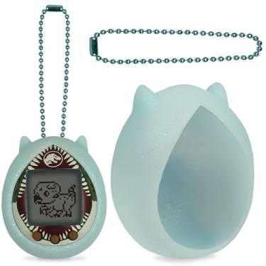 Imagem de XEGIMOR Silicone Case for Tamagotchi Nano x Jurassic World Rebirth Mosasaurus/Spinosaurus, Protective Cover for Tamagotchi Nano x Virtual Electronic Pets Accessories (Blue)