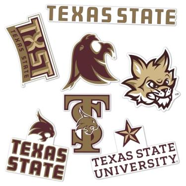 Imagem de Desert Cactus Adesivo Texas State University TXState Bobcatsr Decalques de vinil Laptop Garrafa de água Carro Scrapbook Folha T2 (Tipo 2-2)