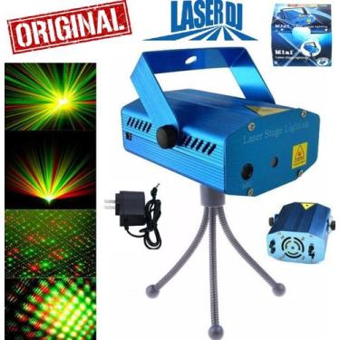 Imagem de Projetor Holográfico Canhão Laser Efeitos Luz Strobo Iluminação Animaç