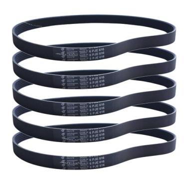 Imagem de 05 un. Correia para Tanquinho New Maq 10kg 12kg 6 PJE 616 / JMA 616 - 