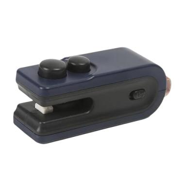 Imagem de KiBcsLic Mini selador de sacos, selador a vácuo, portátil, recarregável, máquina de selagem para armazenamento de alimentos, batatas fritas, cozinha doméstica, Azul, 300 Mah