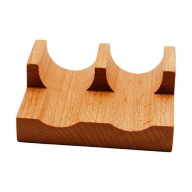 Imagem de SiaBiced Suporte de Madeira para Exposição de Sushi, Bandeja Decorativa, Gadget, Ornamento, Bandeja de Servir, Suporte para Rolos de Sushi, para Mesa, Sala de, 2 Grade