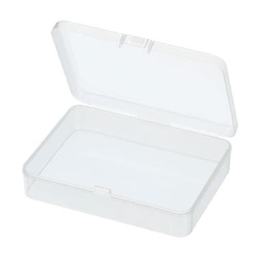 Imagem de Organizador de berloques de unhas de 11 x 8 x 3,5 cm, organizadores de artesanato e caixa de armazenamento, caixa organizadora de contas de plástico transparente, joias e ferramentas de pesca