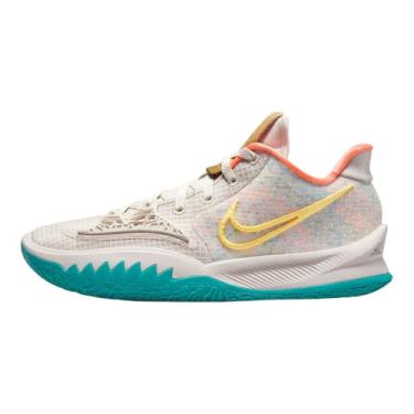 Imagem de Nike Kyrie 4 Low TB Branco e Preto DA7803-100, Areia do Deserto/Pulso de Citron, 12