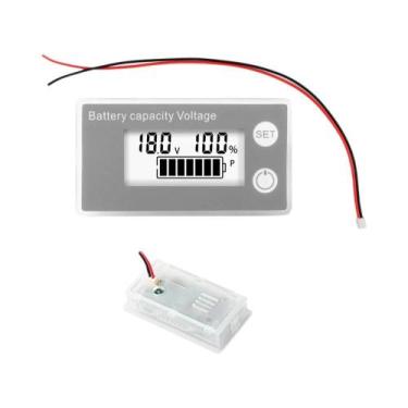 Imagem de Medidor De Voltagem Digital LCD 12V 24V 48V 72V DC8-100V Indicador De 