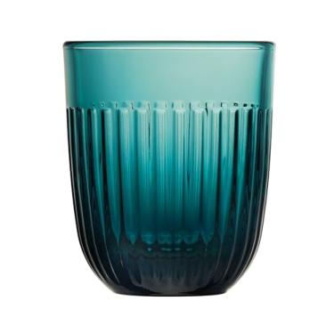 Imagem de Conjunto de copos de vidro azul La Rochere Quessant de 170 – 293 ml – Vidro elegante e durável – Pode ser lavado na lava-louças