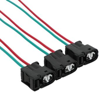 Imagem de Conector de bobina de ignição chicote de fios para Toyota Harness Pigtail Supra equivalente de substituição, para Lexus IS300, para Mazda RX7 6, substitui WPT-1094 3 peças