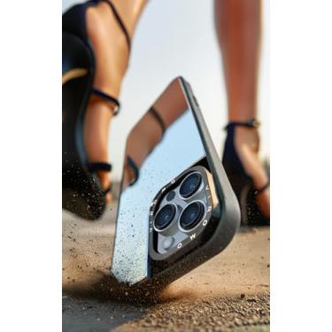 Imagem de VIROMO Capa espelhada inquebrável para iPhone 15 Pro Max [2 protetores de tela incluídos] [compatível com MagSafe] acrílico flexível, sem vidro, à prova de choque, fina, resistente a arranhões para