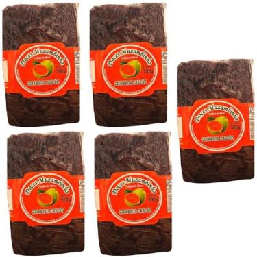 Imagem de 5 Goiabada Cascão Artesanal com Pedaços de Goiaba 500g cada Total 2,5 kg - Doces Muzambinho