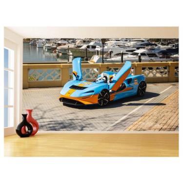 Imagem de Papel De Parede 3D Carro Mc Laren Pista Super 3,5M Car249 - Você Decor
