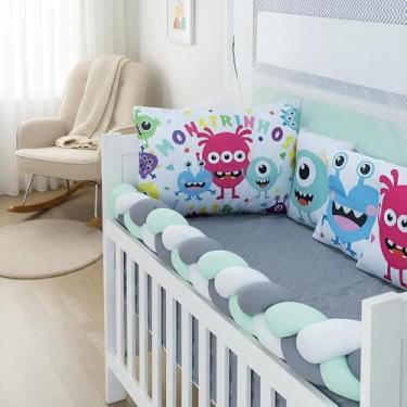 Imagem de Kit Berço Baby Dream 10 Peças Super Aconchegante E Charmoso - Jm Enxov