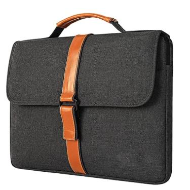 Imagem de Capa para laptop com alça de mão para notebook bolsa de computador à prova de respingos à prova de choque (cor: A Tamanho: 35.6 cm) (A 13)