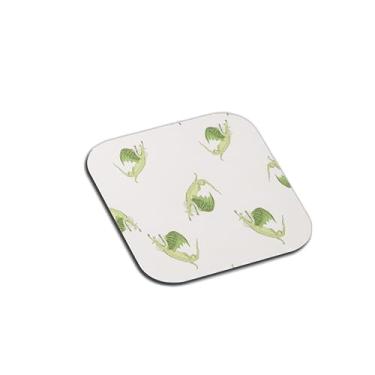 Imagem de Porta Copos Personalizados Dragões Verdes de Conto de Fadas Voadores - Tamanho 10.5x10.5 cm