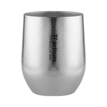Imagem de Copo De Cerveja Portátil Leve Tiartisan Em Titânio Puro 255ml/400ml Ca
