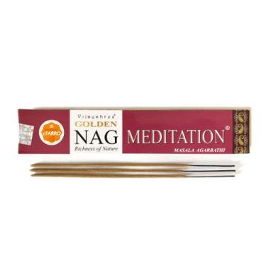 Imagem de Incenso Massala Vijayshree Golden Nag Cx/12 Meditation