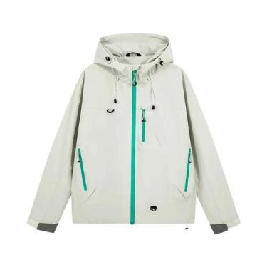 Imagem de Jaqueta Impermeável Unissex Para Caminhadas, Corta-Vento De Outono Com