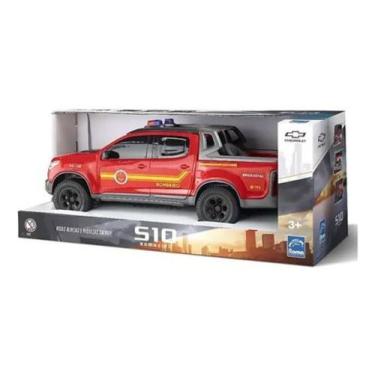 Imagem de Carrinho pick-up s10 bombeiro 1152 - Roma Brinquedos