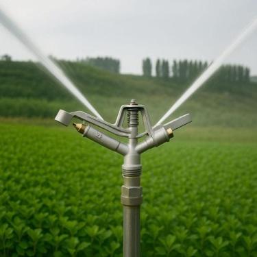 Imagem de 3 Und Aspersor Cpremio Metalico Agricola Irrigador Lavoura - Kf Import