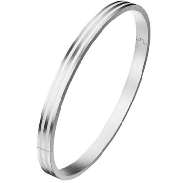 Imagem de Britier Pulseira feminina banhada a ouro 18 quilates, pulseira de aço inoxidável de aço inoxidável Amizade Amizade, pulseira de ouro que não mancha, joia de ouro moderna para presente de aniversário