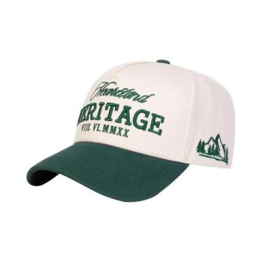 Imagem de Boné De Beisebol Unissex Ajustável Com Letra Bordada, Chapéu Casual De