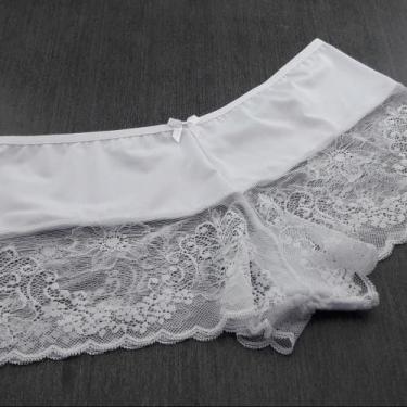 Imagem de Caleçon Luciana Liso Cor:BrancoTamanho:G - Ternura Íntima, Branco, G