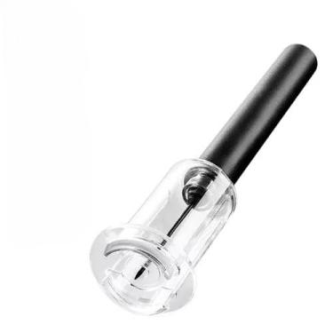 Imagem de Abridor de Garrafa Vinho Saca Rolhas Tipo Bomba de Pressão Sucção Bomba de Ar PretoAbre-garrafas para churrasco，abridor de vinho，saca rolha，abridor de garrafa