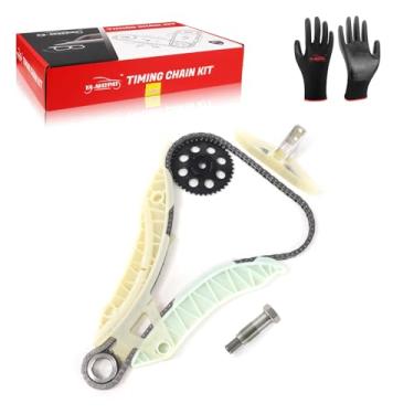 Imagem de YA-MAYPAY Kit de corrente de distribuição do motor compatível com Mini Copper R55 R56 R57 11367547955 11217588996 11317534833 11317568241 (AMP-S1402-B)
