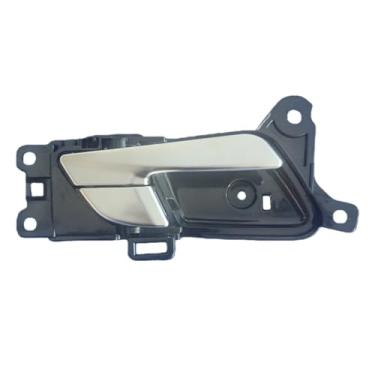 Imagem de Conjunto de maçaneta interna prateada, Compatível com hyundai creta ix25 2015-2018, frontal esquerda e direita, acessório de peça de automóvel(Front right)