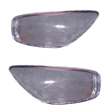 Imagem de Compatível com kia picanto 2012 2013 2014 2015 farol lente capa farol lâmpada de vidro escudo substituir tampas transparentes abajur máscara luz(Left and Right 2 Pcs)
