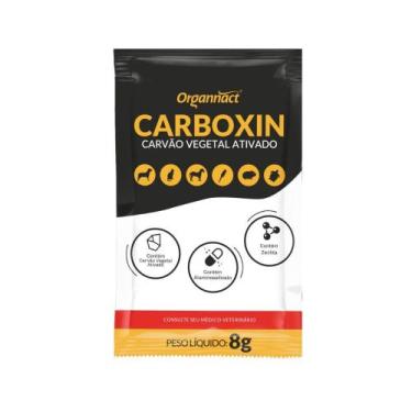 Imagem de Suplemento Carvão Ativado Carboxin Cães Gatos 8g - Organnact
