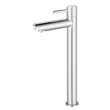 Imagem de Torneira Banheiro Lavabo Inox 304 Escovada Alta 1/4 Volta