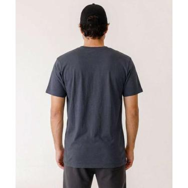 Imagem de Camiseta Masculina Recorte Manga Curta Marisa Azul-87025 - MR, Azul, M