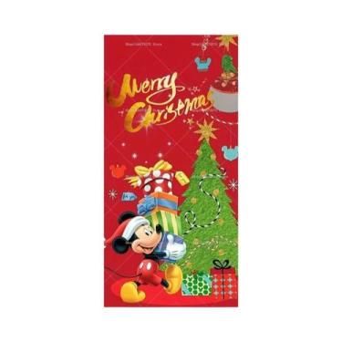 Imagem de Banner De Natal Disney Mickey Minnie Para Porta, Decoração De Fundo Pa