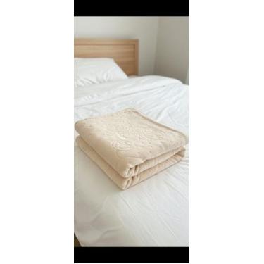 Imagem de Cobertor Infantil Hipoalergenico Compressado Bege Dardara, Bege