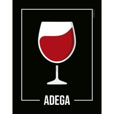 Imagem de Kit 10 Placas Desenho - Adega - Sinalizo