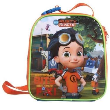 Imagem de Lancheira Térmica Infantil DMW 37526 Rusty Rivets, Azul