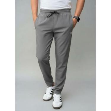 Imagem de Calça Casual Fit Tactel Elastano Skinny Leve Academia Treino-Masculino