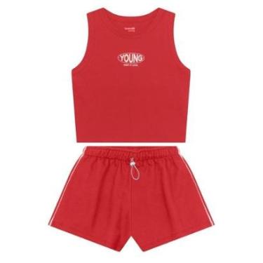 Imagem de Conjunto teen menina regata Brandili Young-Feminino